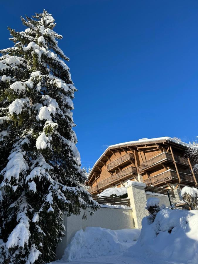 Chalet Le Repaire Proche Piste Megève Extérieur photo